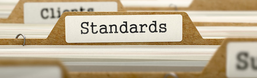 File Folder marked Standards